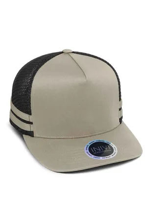 Inivi Striped Trucker Cap