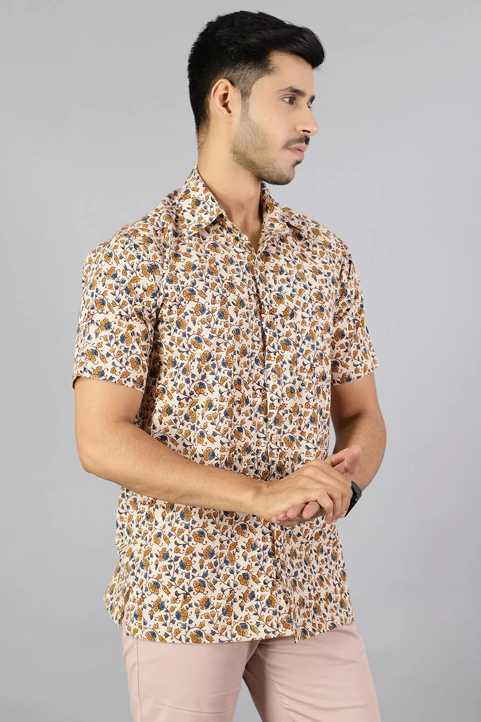 Jaipur 100% Cotton Multicolored Shirt