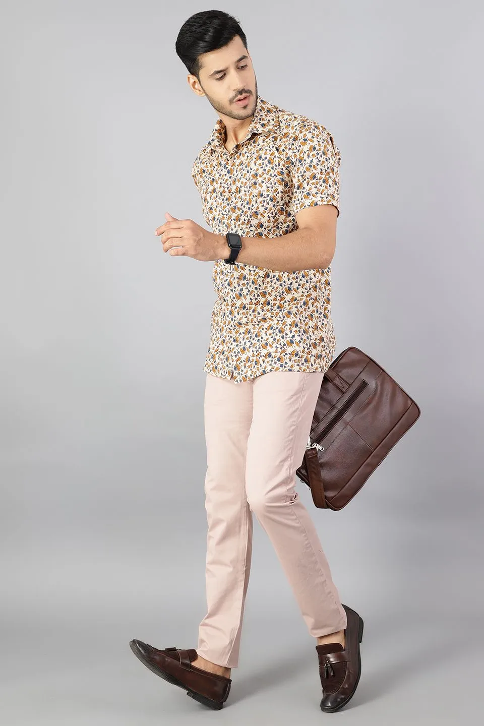 Jaipur 100% Cotton Multicolored Shirt