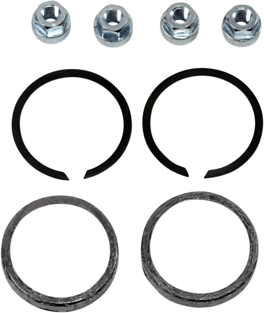 James Gasket 65324-83-KWG2 Exhaust Port Gasket Kit - Graphite Wire Gaskets and Heavy-Duty Hex Nuts