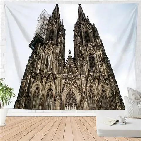 Jesus Cross Tapestry Wall Decor Church Photo Room Decoration Towel Blanket Tarpot Orthodox Utensils Priest Christmas Christ Gift