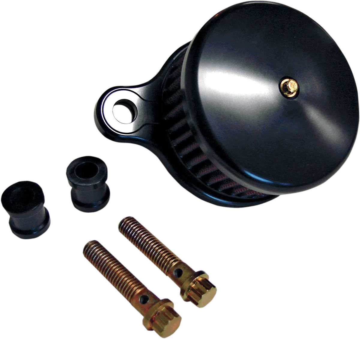 Joker Machine 02-140B High Performance Air Cleaner Assembly - Smooth Black Anodized