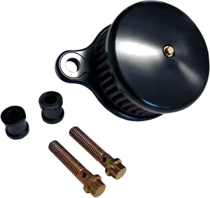 Joker Machine 02-140B High Performance Air Cleaner Assembly - Smooth Black Anodized