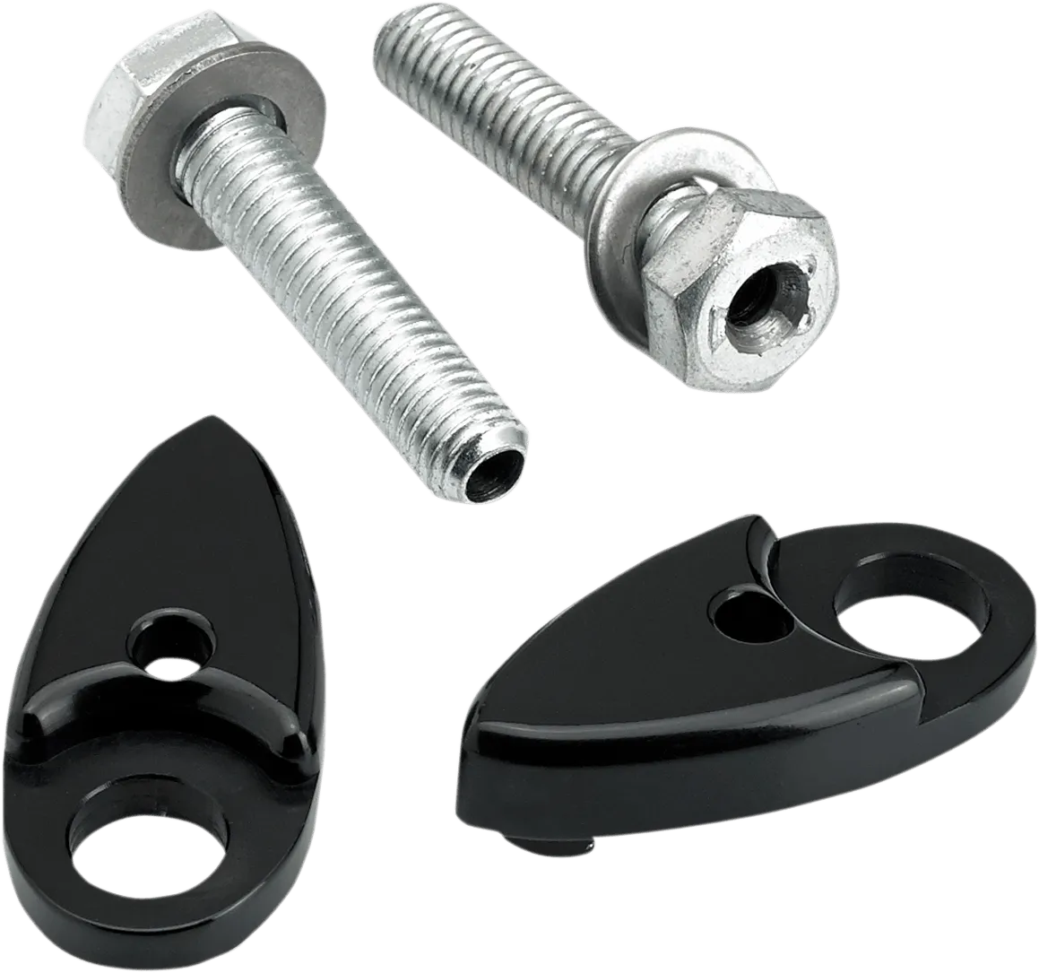 Joker Machine 05-55-3B Adapter Plates for Side Rail-Mount Marker Lights - Black