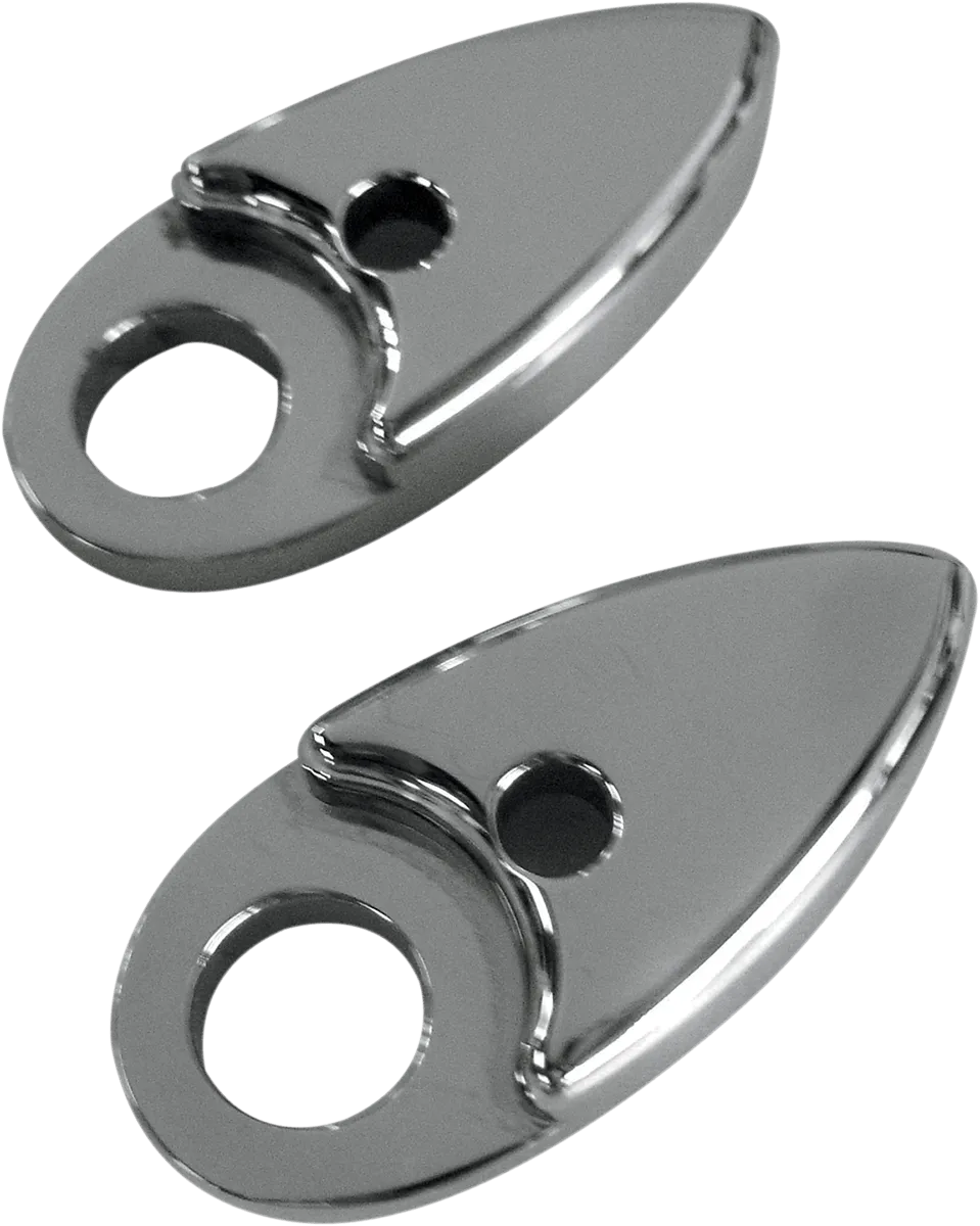 Joker Machine 05-55-3B Adapter Plates for Side Rail-Mount Marker Lights - Black