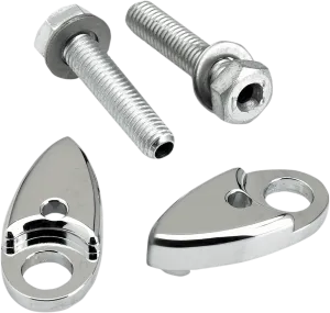 Joker Machine 05-55-3C Adapter Plates for Side Rail-Mount Marker Lights - Chrome