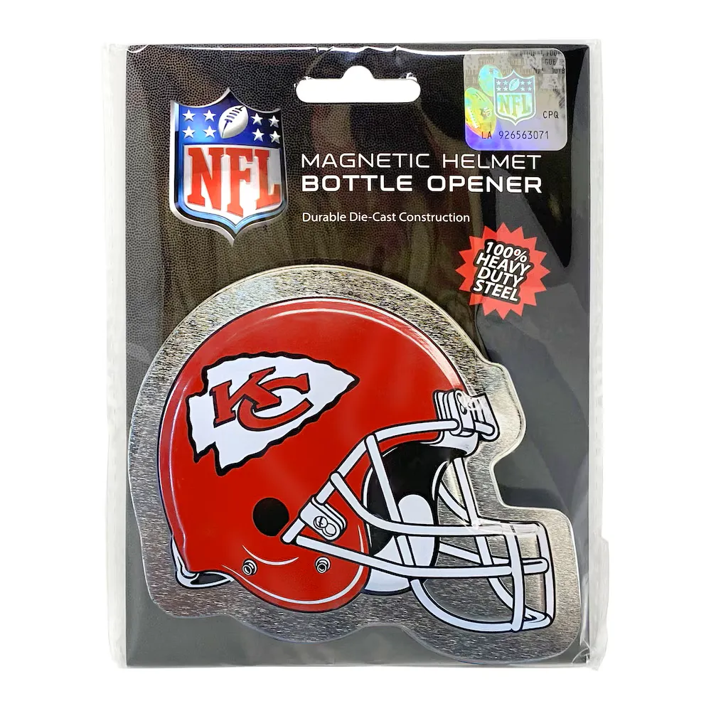 Kansas City Chiefs NFL Helmet Bottle Opener