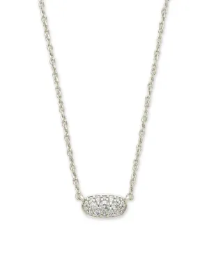 Kendra Scott Grayson Pendant Rhodium Necklace