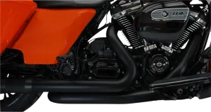 Khrome Werks 200920 Crossover Headers 2-Into-2 with Heat Shields - Black