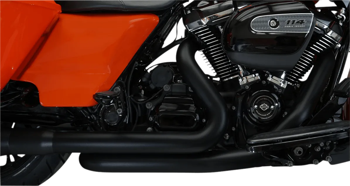 Khrome Werks 200920 Crossover Headers 2-Into-2 with Heat Shields - Black