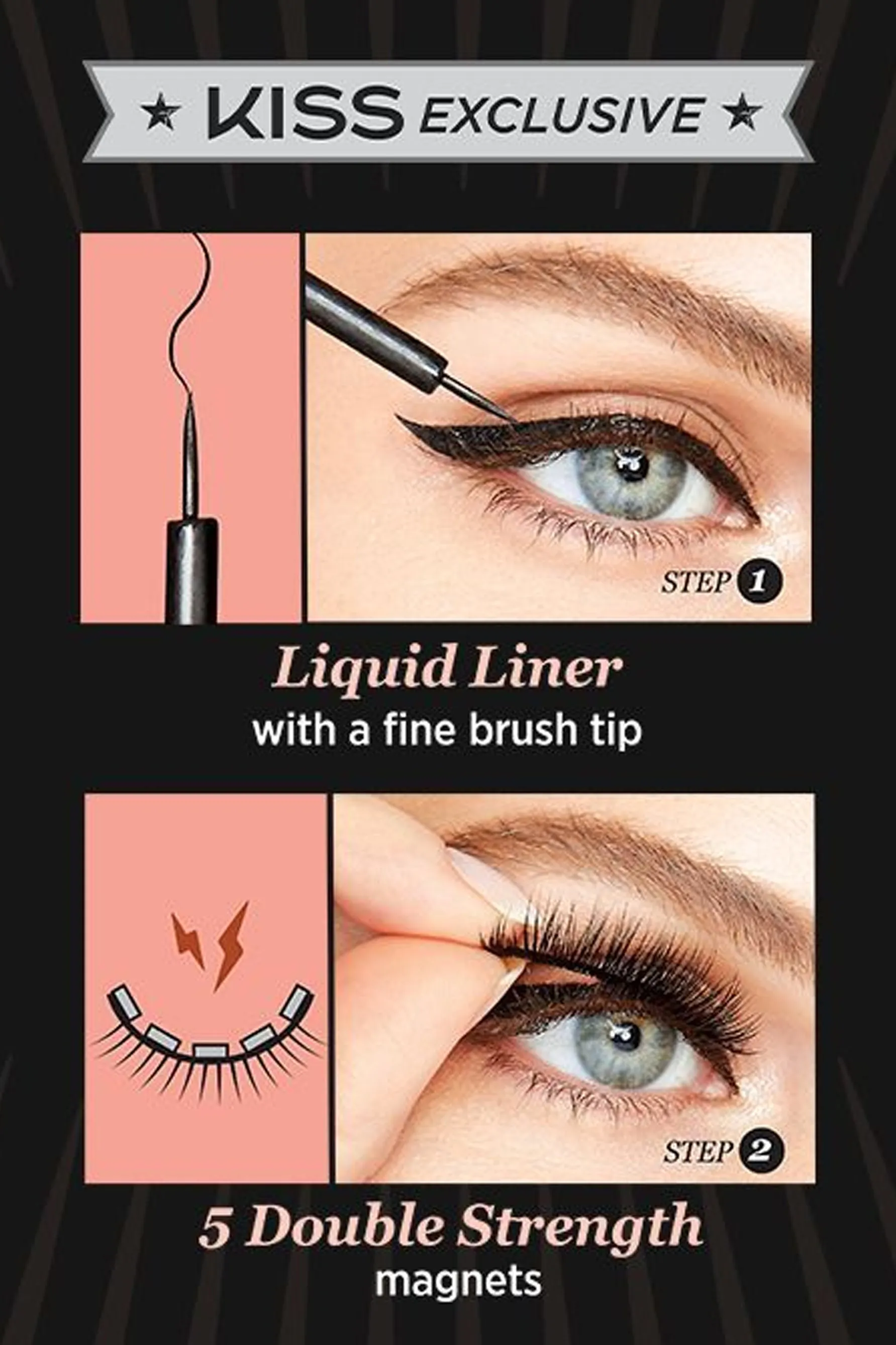 KISS Magnetic Lash  - Tempt