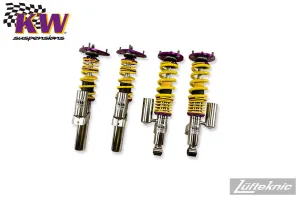 KW Clubsport 2-way suspension w/ top mounts - Porsche 911 C4 & C4S type 997, 2006-2012