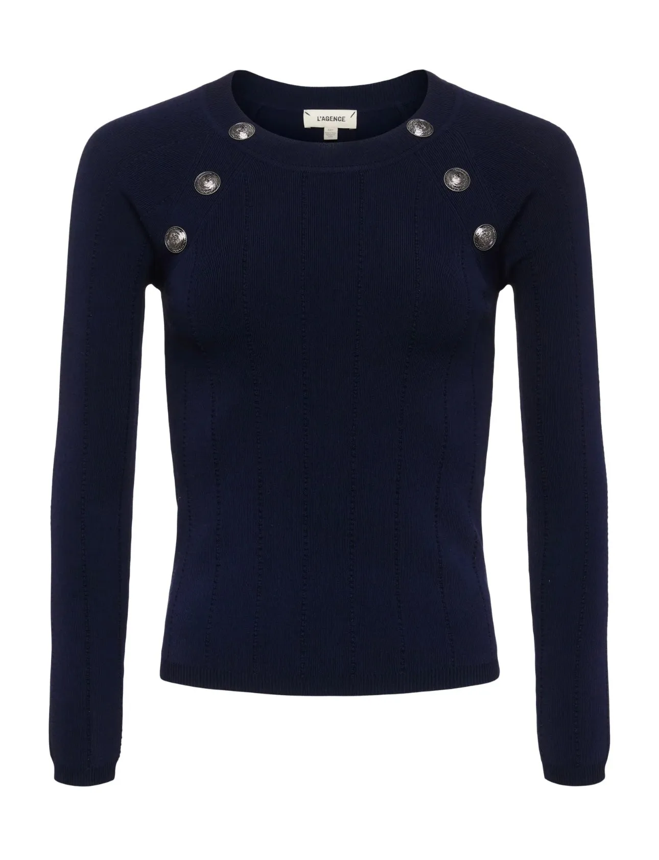 L’AGENCE - Gretchen Pullover - Midnight/Nickle