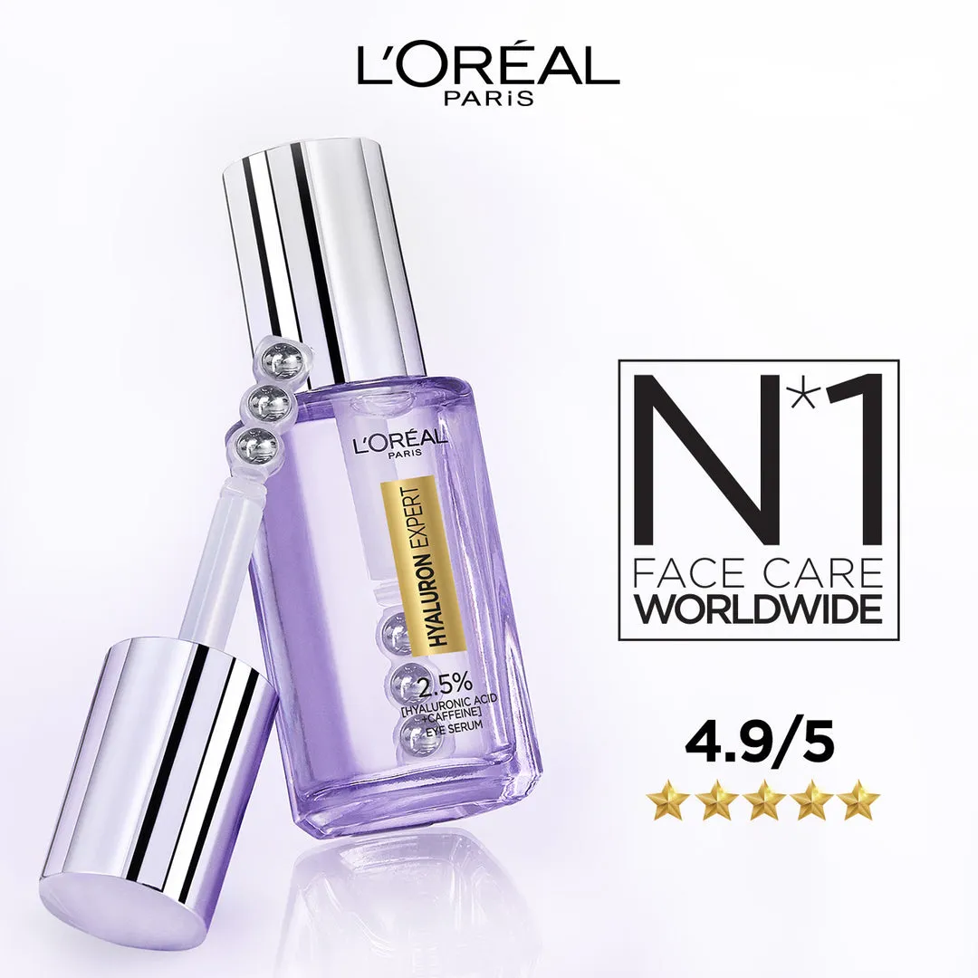 L'Oreal Paris Hyaluron Expert Eye Serum with 2.5% Hyaluronic Acid & Caffeine