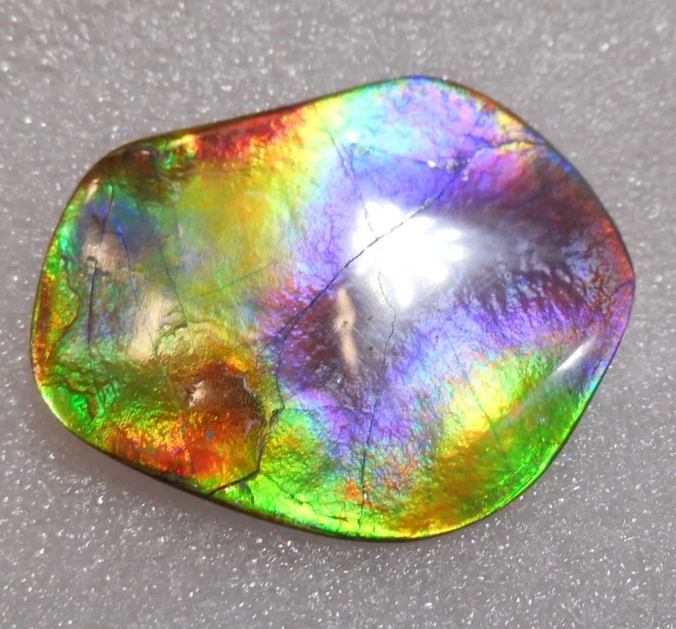Make An Offer! 交渉あり☆Double-Sided Imperial Rare PINK with Gorgeous Colors COLLECTOR STONE  46 x 36 mm　Natural Ammolite - Feng Shui CS-106 ダブル 両面 ナチュラル　コレクション　ディスプレイピース