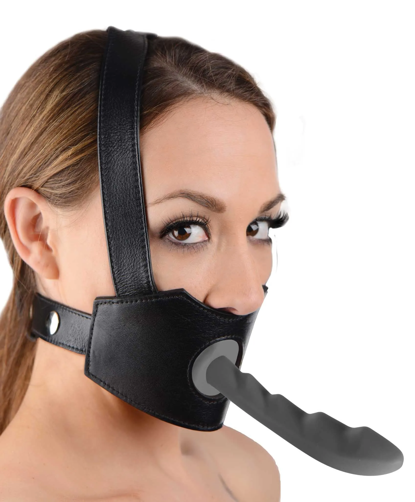 Master Series Face Fuk II Dildo Face Harness - Black