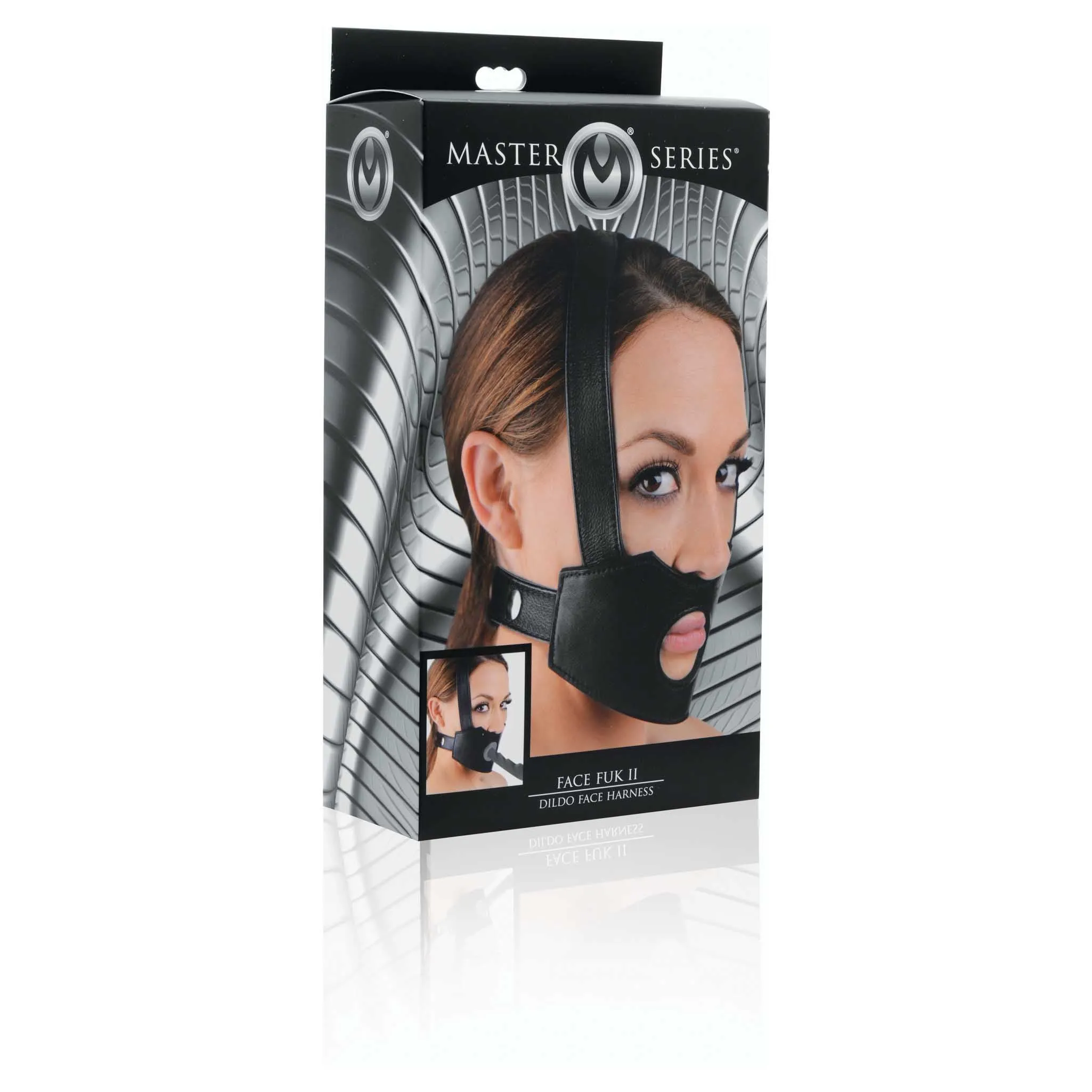Master Series Face Fuk II Dildo Face Harness - Black