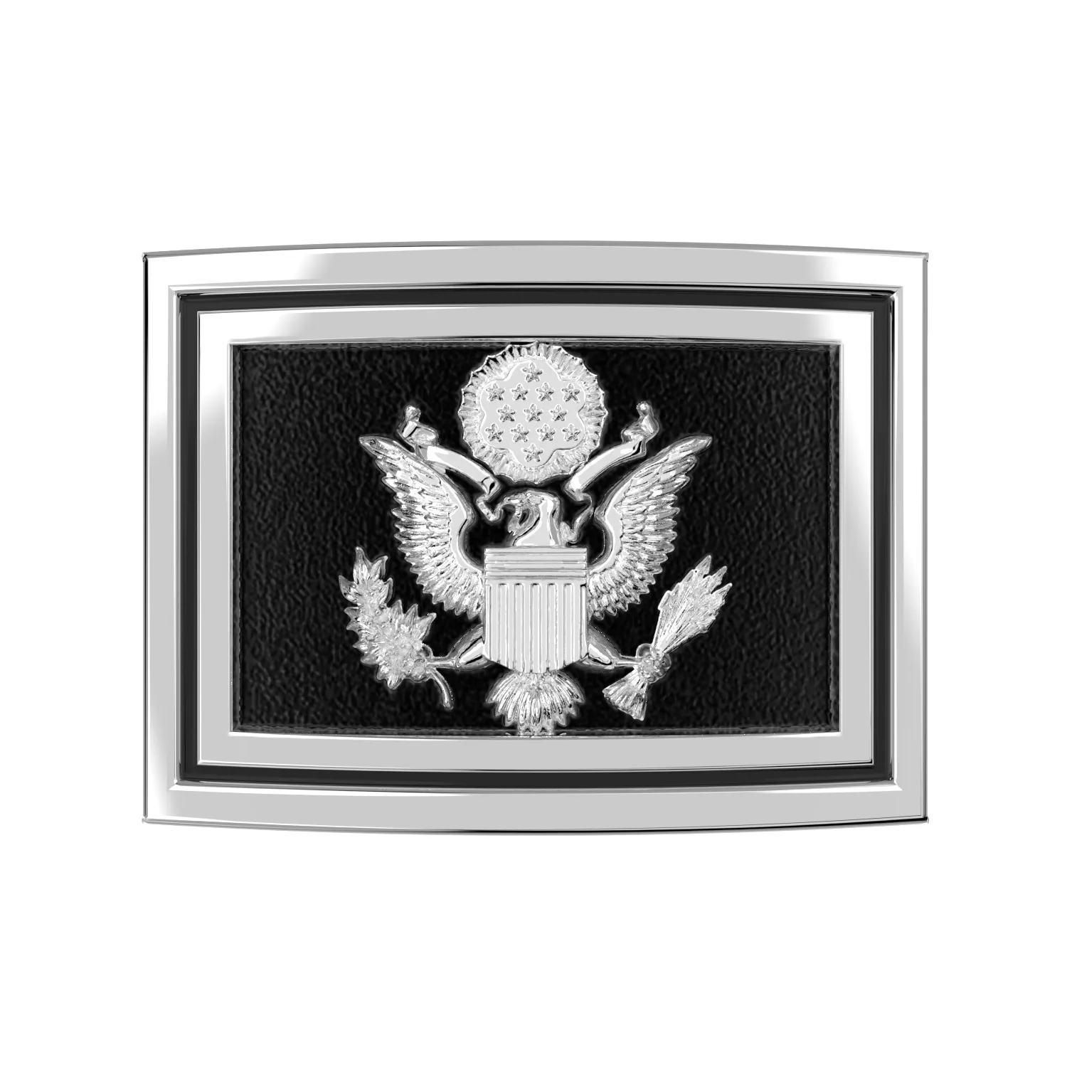 Men's Heavy 925 Sterling Silver US Army Ring Band