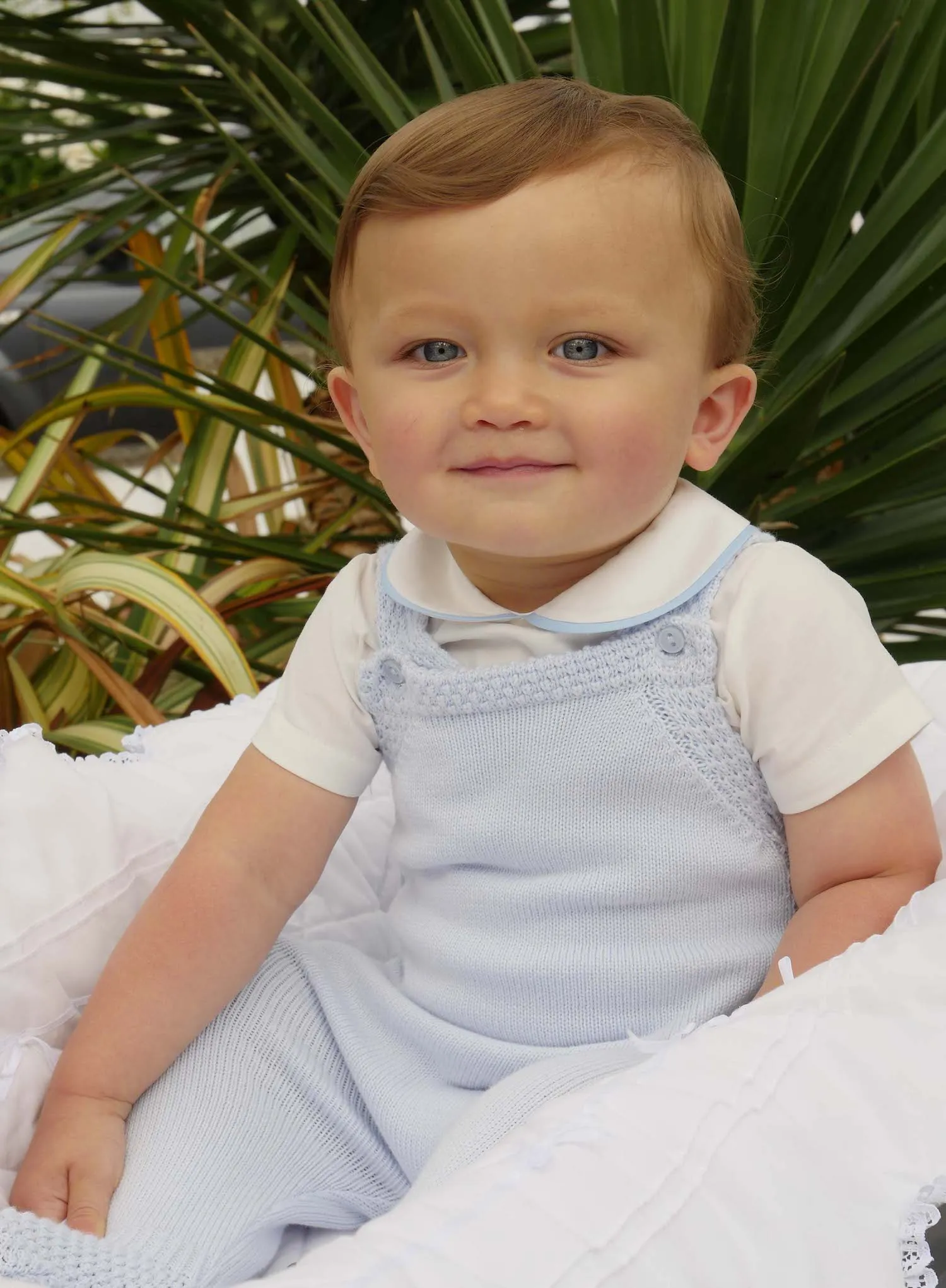 Moss Stitch Strap Romper