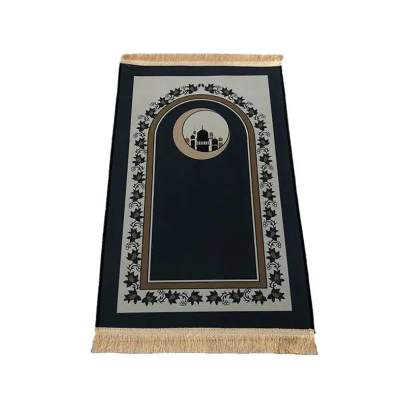 Muslim Prayer Mat Chapel Blanket Islam Carpet Church Decor Eid Decoration Home 3D Religious Gift