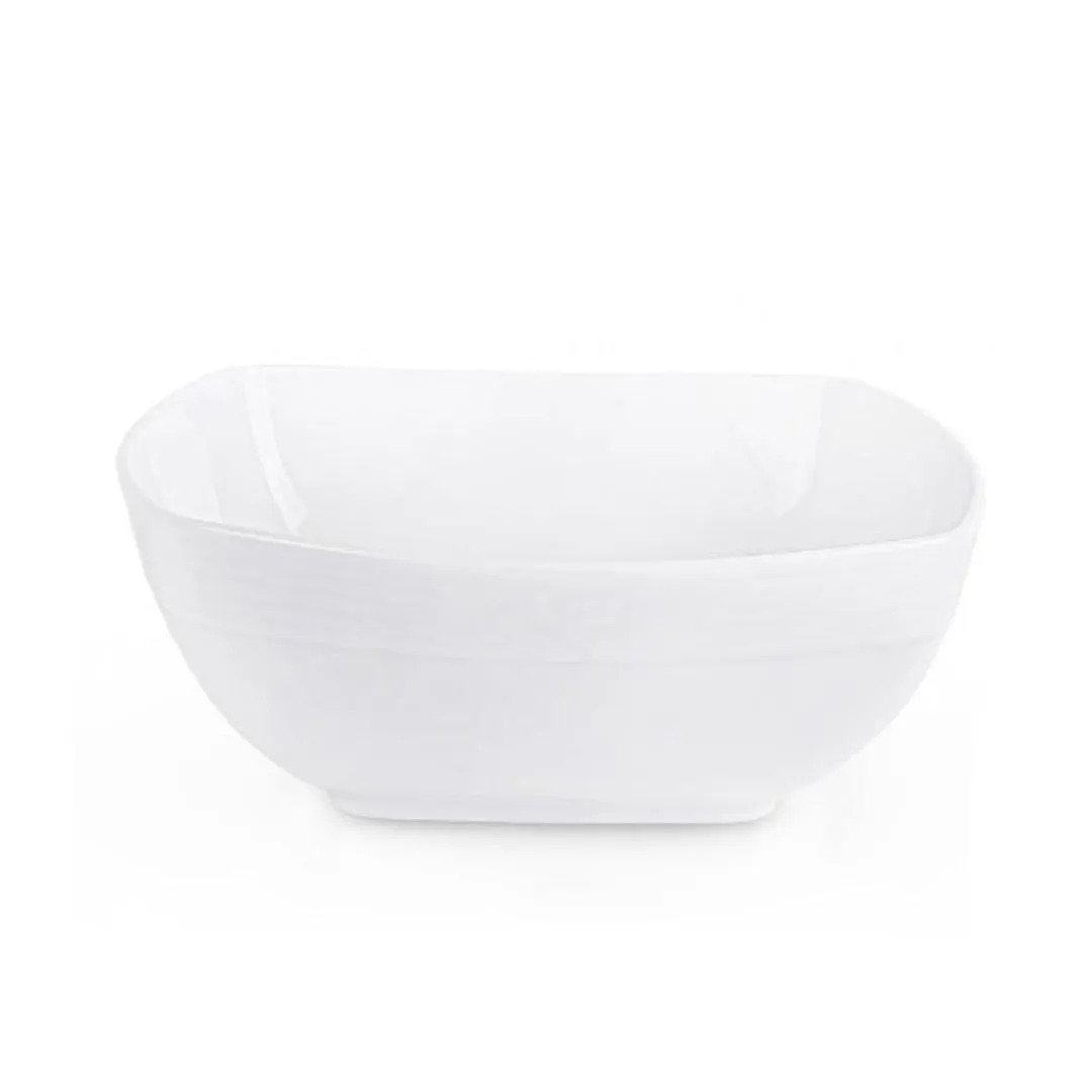 Noritake Arctic White Square Bowl Large 22cm ARCT203