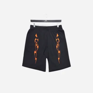 Pleasures Flame Mesh Shorts P24SP008-Black