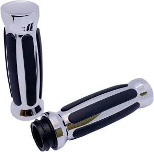 Pro-One Performance 490001 Custom Handlebar Grips - Straight Rubber