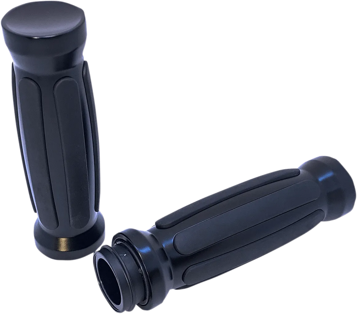 Pro-One Performance 490001B Custom Handlebar Grips - Straight Rubber
