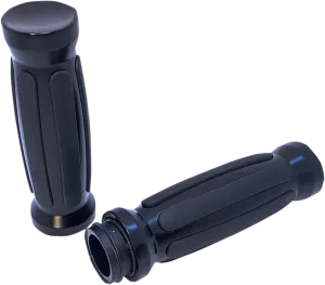 Pro-One Performance 490001B Custom Handlebar Grips - Straight Rubber