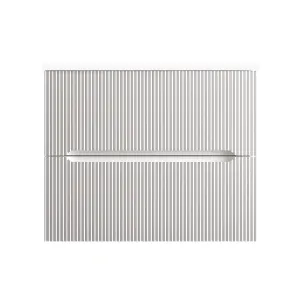 Runway 2 Drawers Bathroom Vanity with Solid Surface Matte White without Faucet Hole - Wall Mount - 24" Mdf/Matt White