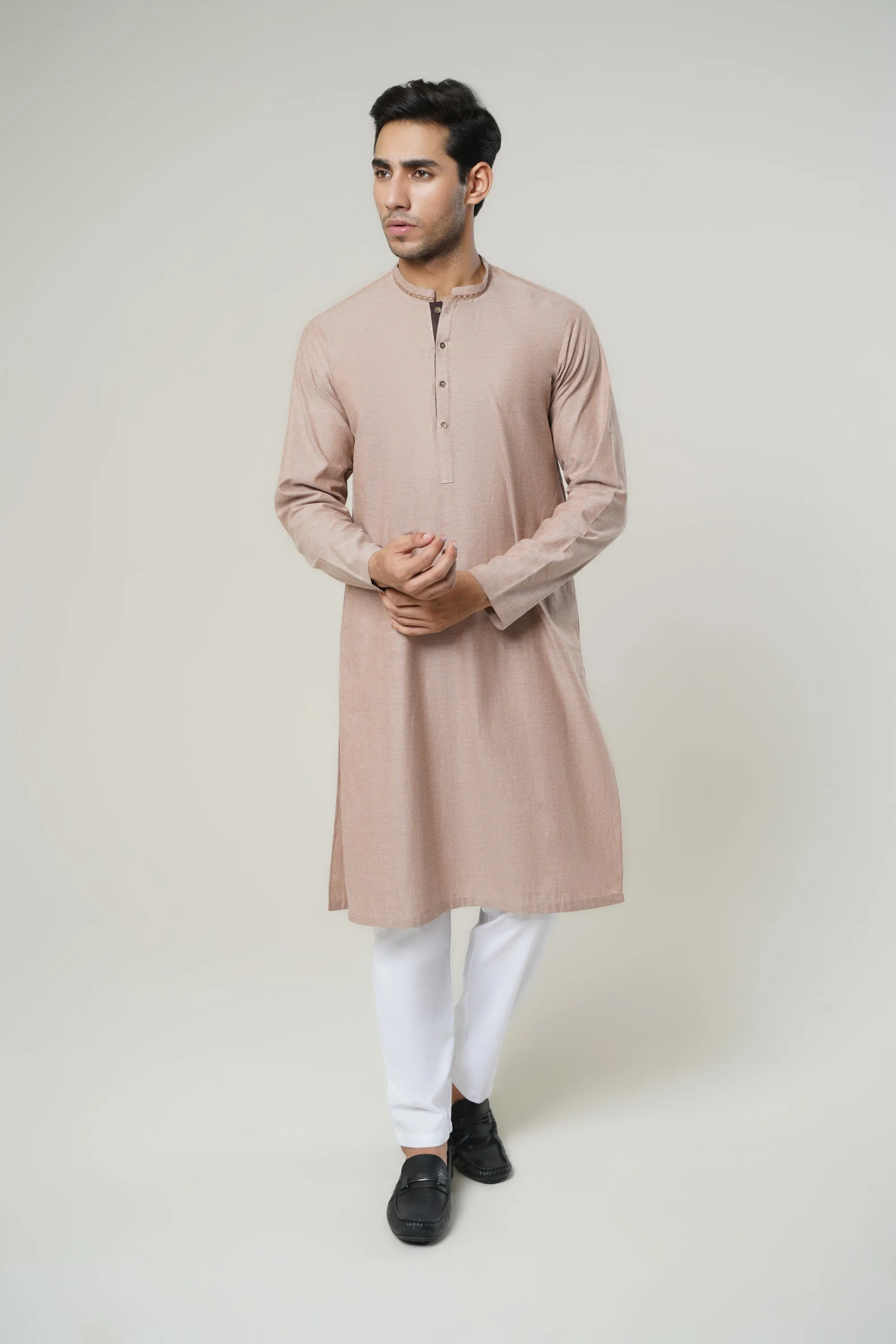 Rust Gents Kurta