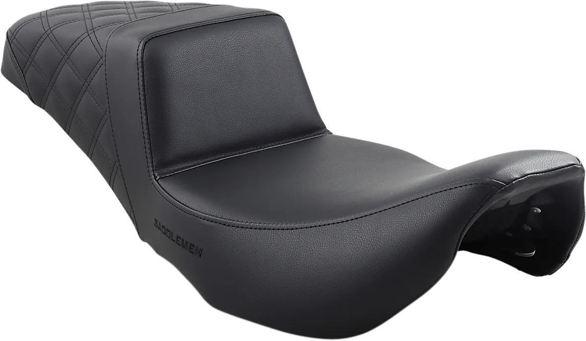 Saddlemen 897-06-173 Step Up Rear LS Seat - Black