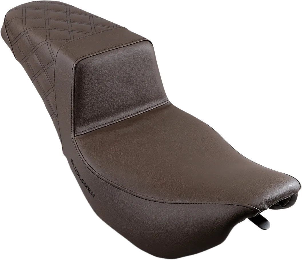 Saddlemen 897-06-173BR Step Up Rear LS Seat - Brown