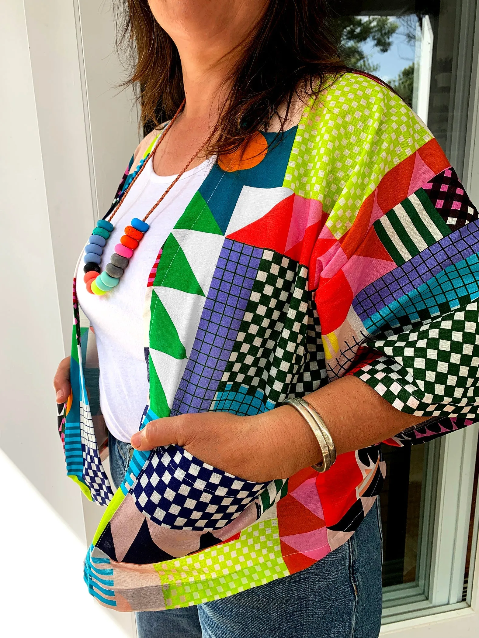(SAMPLES) Luminous Kimono 100% linen cotton