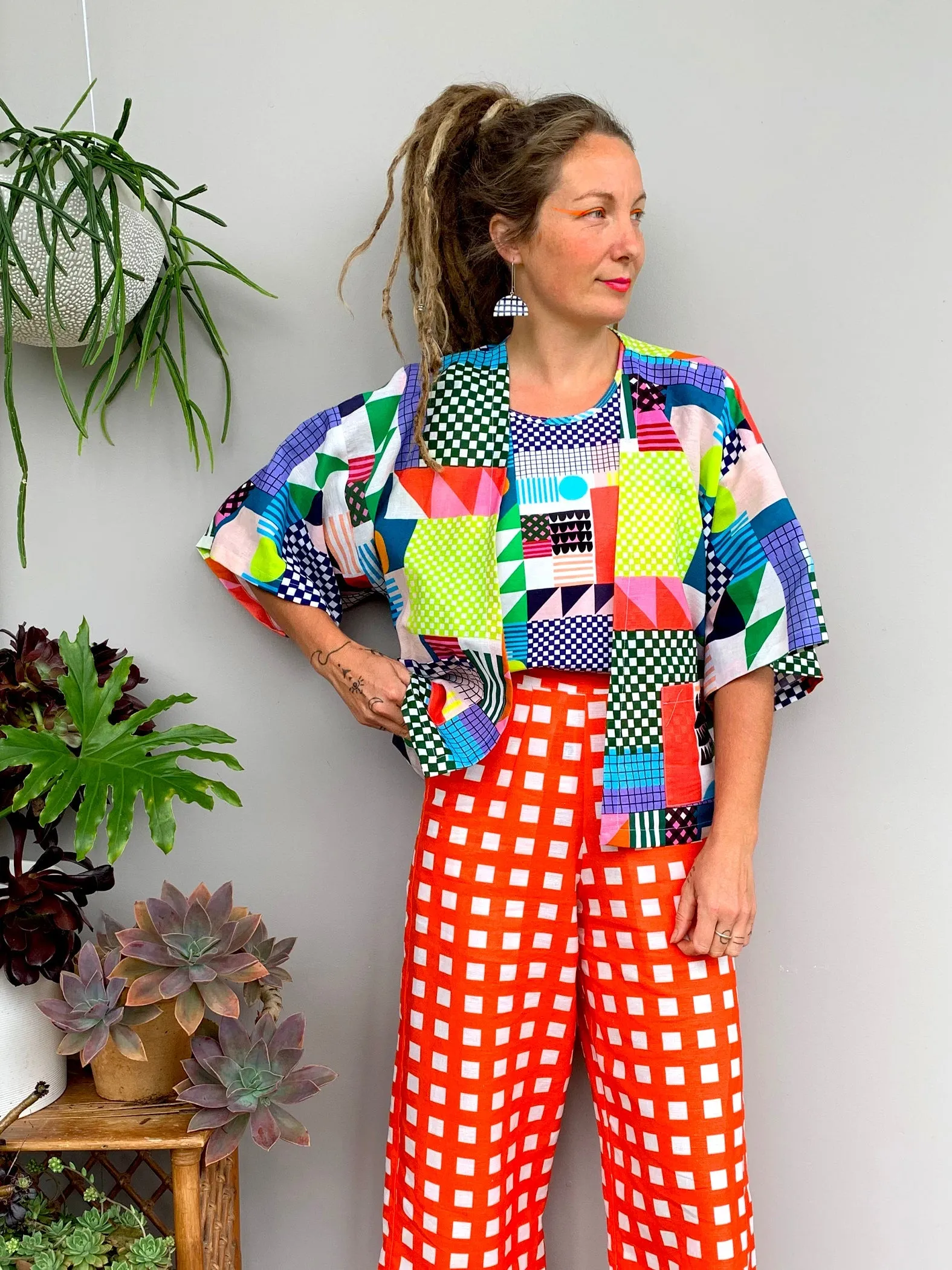 (SAMPLES) Luminous Kimono 100% linen cotton