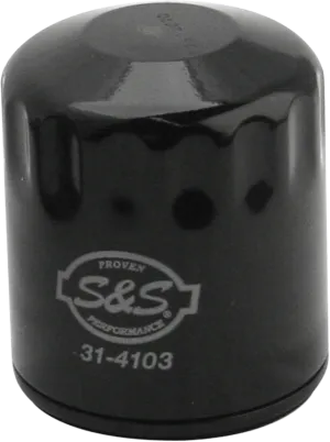 S&S Cycle 31-4103A Oil Filter - Black
