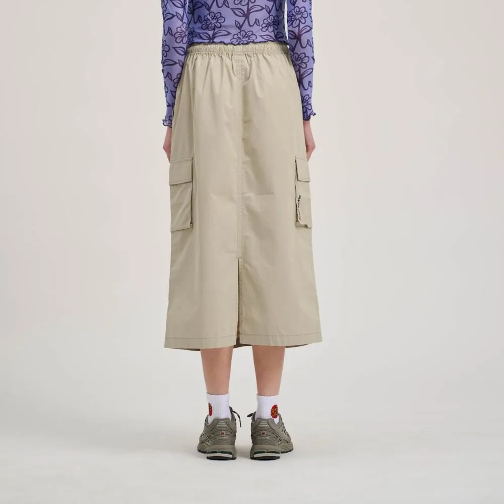 Santa Cruz Womens Skirt Strip Cargo Skirt - Silver