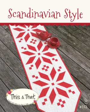 Scandinavian Style Table Runner Pattern