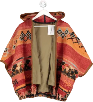 Scotch & Soda Red Aztec Ethnic Hand Made Jacket One Size