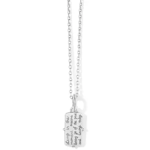Sentiments Love Today Reversible Necklace