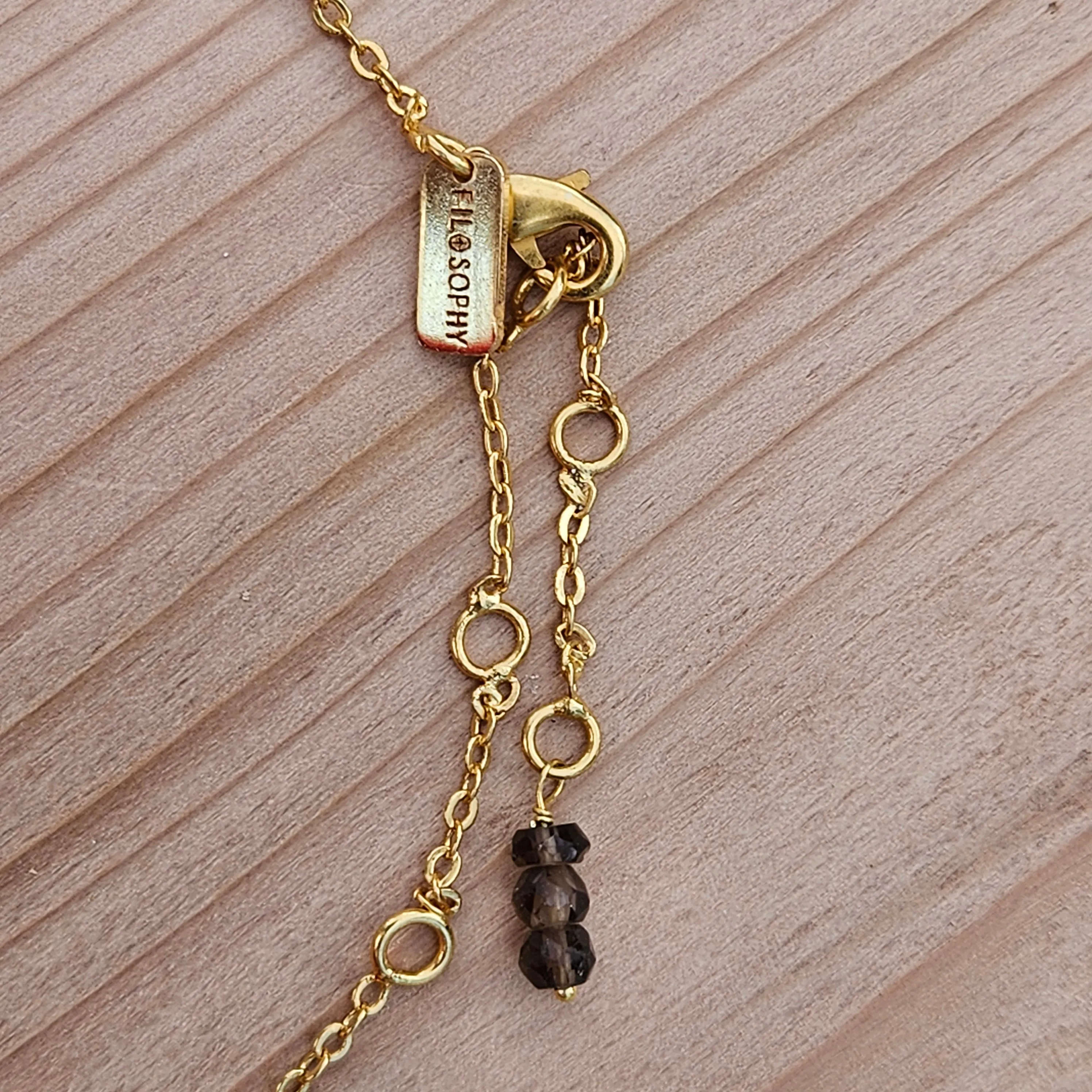 Smoky Topaz Natural Nomad Necklace