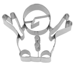 Snowman Cookie Cutter with Embossed Detail