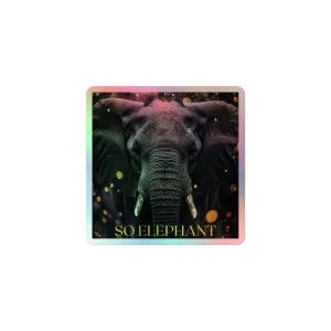 SO ELEPHANT HOLOGRAPHIC STICKERS