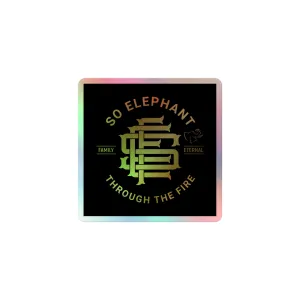 SO ELEPHANT HOLOGRAPHIC STICKERS