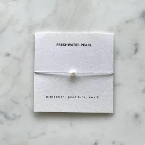 Soulsilk - Floating Pearl Bracelet (White)