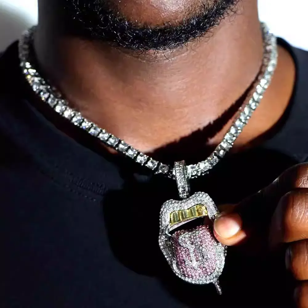 Street Dollar Tongue Necklace