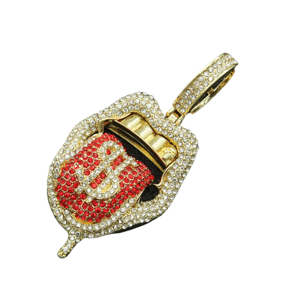 Street Dollar Tongue Necklace