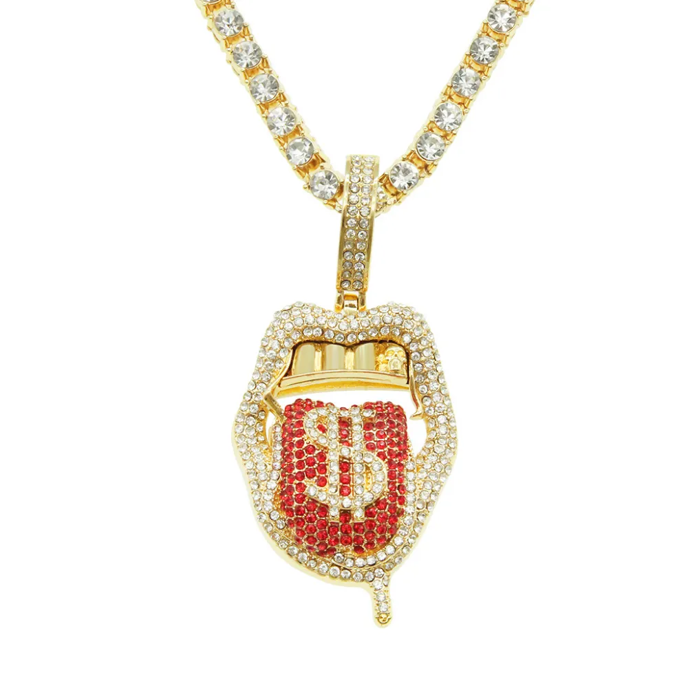 Street Dollar Tongue Necklace
