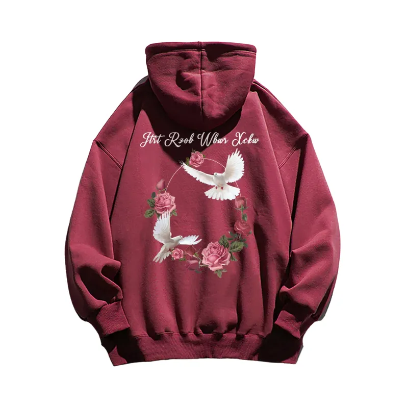 Style Garland Pattern Hoodie