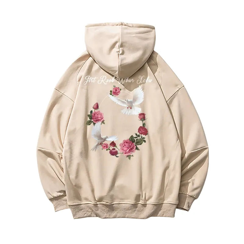 Style Garland Pattern Hoodie